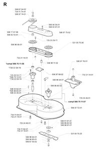 Part Location Diagram of 506975802 Husqvarna Bracket