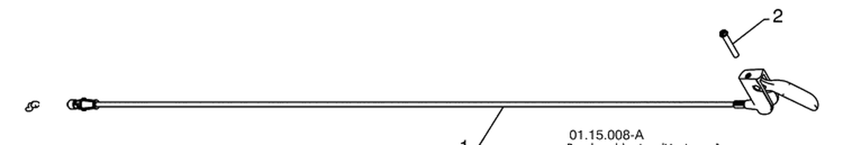 Handles 2 Diagram and Parts List for 13524SBXLS (961930048)(2009-07) Husqvarna Snow Blower