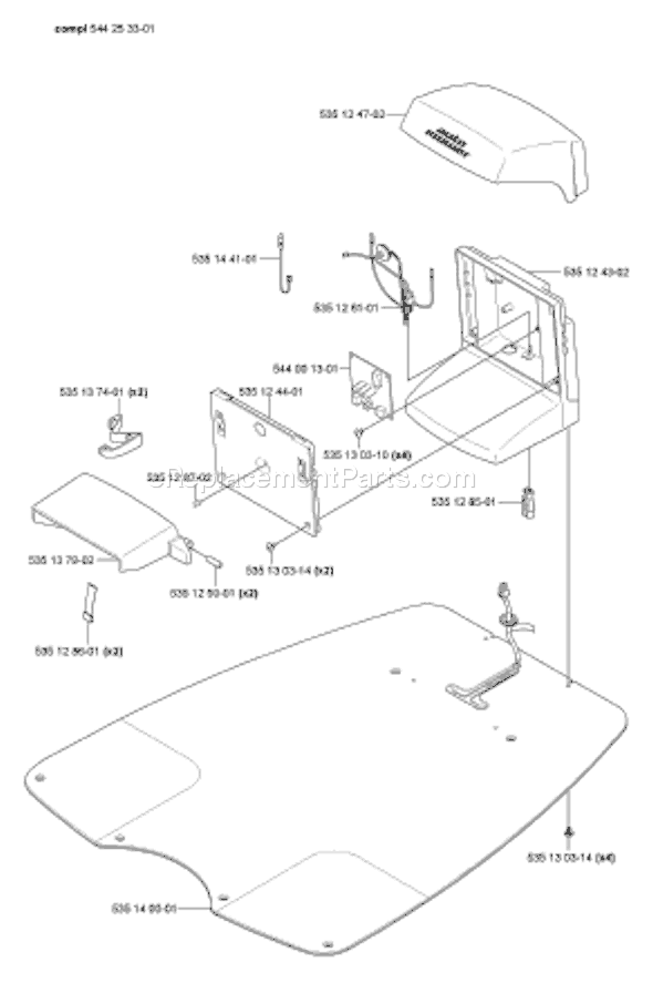 Page C Diagram and Parts List for AUTOMOWER (Generation 2) (2006-01) Husqvarna Lawn Mower