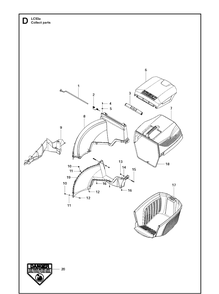 Part Location Diagram of 505151401 Husqvarna Mulch Plug