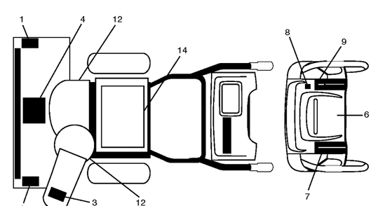 Decals Diagram and Parts List for ST268EP (96191003806)(2012-09) Husqvarna Snow Blower