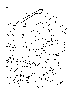 Drive Diagram and Parts List for YTH160 (HEYTH160C, 954170005)(1997-02) Husqvarna Lawn Tractor