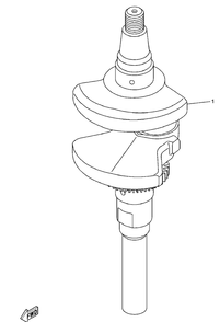Part Location Diagram of 596853501 Husqvarna Crankshaft Assy