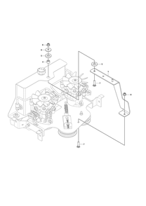Hydraulic Pump - Motor Diagram and Parts List for V548X  Husqvarna Lawn Tractor