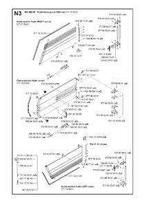 Guards 1200mm Diagram and Parts List for WS482HF (00000001275 - 20134501536)(2012-07) Husqvarna Circular Saw