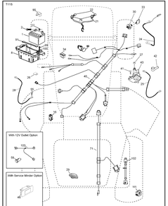 Electrical Diagram and Parts List for YTH2348 (917289571)(2010-04) Husqvarna Lawn Mower
