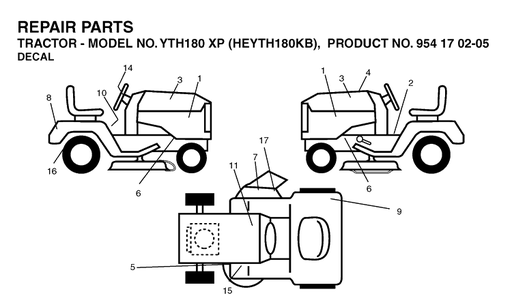 Part Location Diagram of 532184067 Husqvarna Operators Manual