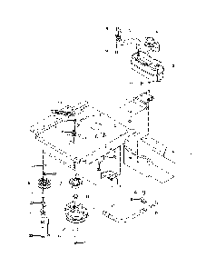 Engine mounting, guards & muffler Diagram and Parts List for 967844601-00  Husqvarna Lawn Mower