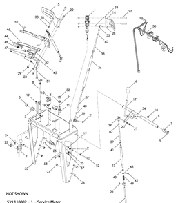Part Location Diagram of 539132628 Husqvarna SPEED CONTROL