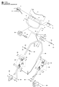 Part Location Diagram of 577701401 Husqvarna Bracket