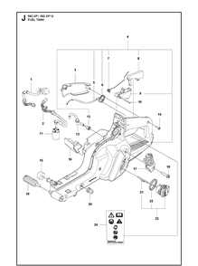 Part Location Diagram of 582794105 Husqvarna Label
