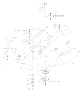 Engine Assembly (Kawasaki) Diagram and Parts List for ZTH5225KAA (968999185) (033600000 and Up)(2004-09) Husqvarna Lawn Mower