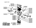Page B Diagram and Parts List for 77 1981-09 Husqvarna Chainsaw