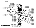 Page B Diagram and Parts List for 77 1987-12 Husqvarna Chainsaw