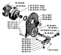Page H Diagram and Parts List for 77 1987-12 Husqvarna Chainsaw