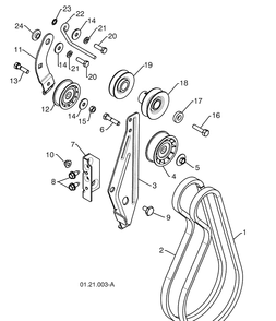 Chassis / Engine / Pulleys Diagram and Parts List for 14527SBLS (961930049)(2009-07) Husqvarna Snow Blower