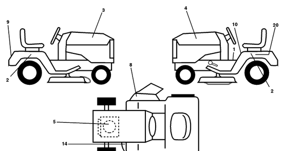 Part Location Diagram of 532160705 Husqvarna Manual Owner's (French)