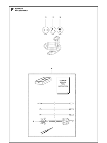 Accessories Diagram and Parts List for 520IHD70  Husqvarna Hedge Trimmer