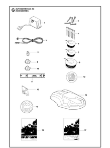 Part Location Diagram of 1155338-21 Husqvarna Operator's Manual