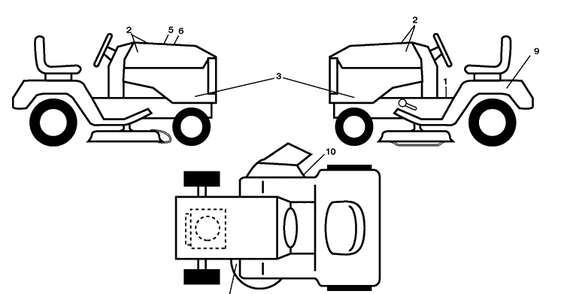 Part Location Diagram of 532435318 Husqvarna Manual, Owner's (English)