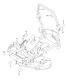 Part Location Diagram of 574569005 Husqvarna Decal rops