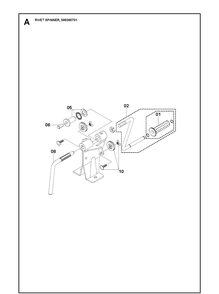 Product Complete Diagram and Parts List for 599365701  Husqvarna Chainsaw