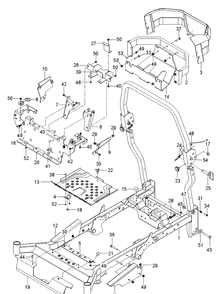 Part Location Diagram of 591359802 Husqvarna Frame
