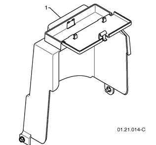 Chassis / Engine / Pulleys 1 Diagram and Parts List for 1830SB (96193005700)(2010-04) Husqvarna Snow Blower