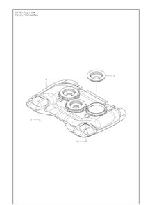 Plate, Protection Diagram and Parts List for CEORA  Husqvarna Brush Cutter