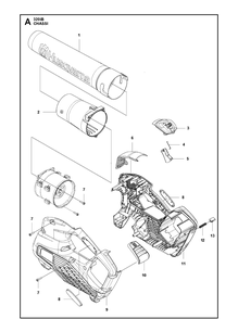 Part Location Diagram of 582369601 Husqvarna Throttle Control
