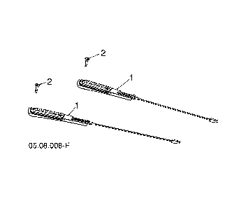Grip handle Diagram and Parts List for 96193009603  Husqvarna Snow Blower