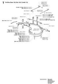 Protection Frame Diagram and Parts List for PF21 2002-05 Husqvarna Lawn Tractor