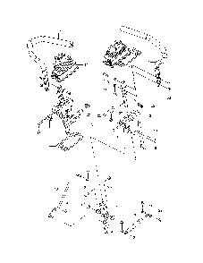 Steering Diagram and Parts List for 967271801-00  Husqvarna Lawn Mower