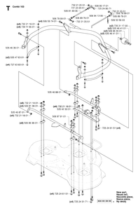 Protection Frame 2 Diagram and Parts List for R15-V2 (953533701)(2006-01) Husqvarna Lawn Tractor
