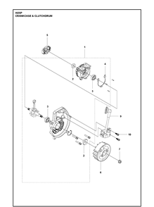 Part Location Diagram of 531147364 Husqvarna Flywheel