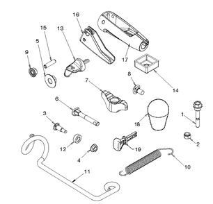 Accessories Diagram and Parts List for ST430  Husqvarna Snow Blower