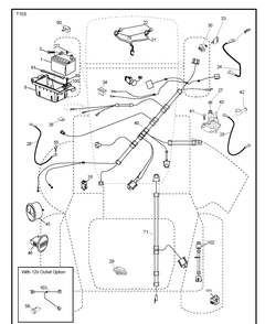 Electrical Diagram and Parts List for YTH24V48LS (96048001402)(2012-08) Husqvarna Lawn Tractor