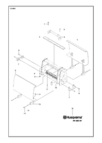 Cover Diagram and Parts List for PP480 (20134402530 & Above)(2013-11) Husqvarna Miscellaneous
