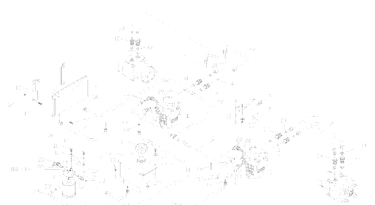 Hydraulic System Assembly Diagram and Parts List for ZTH7227KOB (968999225)(2002-10) Husqvarna Lawn Mower