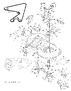 Mower Deck / Cutting Deck Diagram and Parts List for CTH150 (TWIN, 96061026000)(2010-01) Husqvarna Lawn Tractor