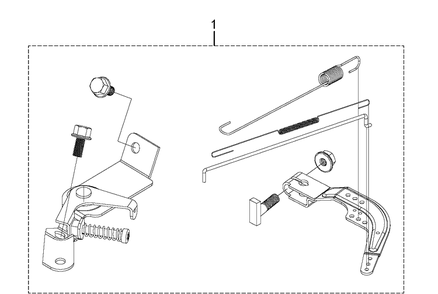 Part Location Diagram of 597092701 Husqvarna Throttle Assy