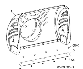 Auger Housing And Impeller 5 Diagram and Parts List for ST330 (97046970101)(2020-06) Husqvarna Snow Blower