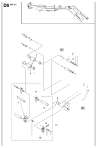 Arm Diagram and Parts List for DXR310 (1 - 42)(2009-07) Husqvarna Demolition Hammer