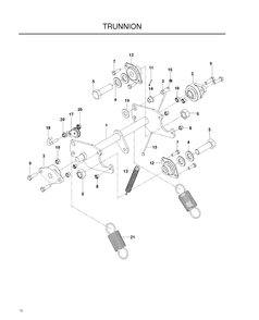 Shaft Diagram and Parts List for SC18 (968999509)(2010-05) Husqvarna Lawn Tractor Accessories