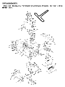 Mower Deck / Cutting Deck Diagram and Parts List for YTH1542XP (HAU15H42A, 954170055)(2003-01) Husqvarna Lawn Tractor