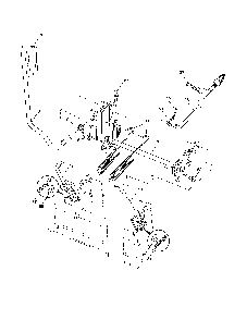 Mower lift Diagram and Parts List for YTH2348-917287561  Husqvarna Lawn Tractor