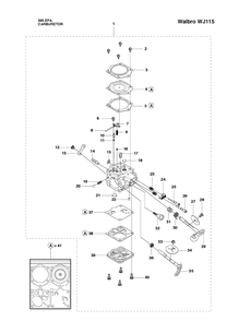 Part Location Diagram of 504790601 Husqvarna Lever