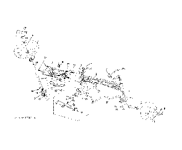 Steering Diagram and Parts List for GTH260TWIN (96041004500)(2007-02) Husqvarna Lawn Tractor