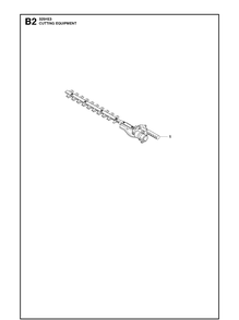 Cutting Equipment 2 Diagram and Parts List for 325HE3 966787601 from 20150100001-current Husqvarna Hedge Trimmer