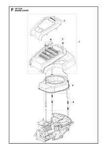 Part Location Diagram of 599681501 Husqvarna Decoration cover